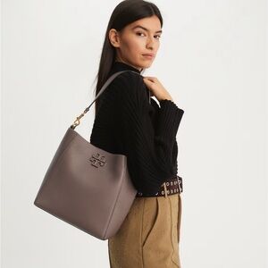 Tory Burch McGraw Small Bucket Bag